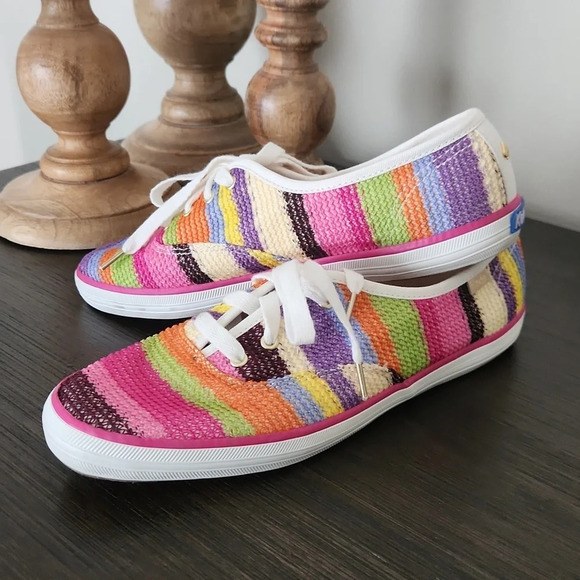 Kate Spade New York X KedsChampion Crochet Lace Ups Size 7 - Picture 2 of 8